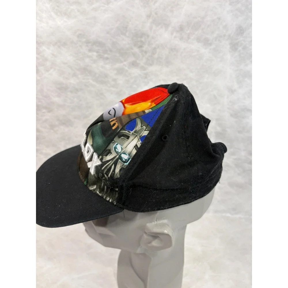 Roblox Boys Graphic Snapback Hat Black Multi Character Embroidered Cap SB78WJRBX